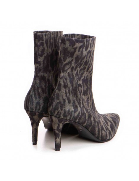 Botine Dama Piele Naturala Amora Print - The5thelement.ro