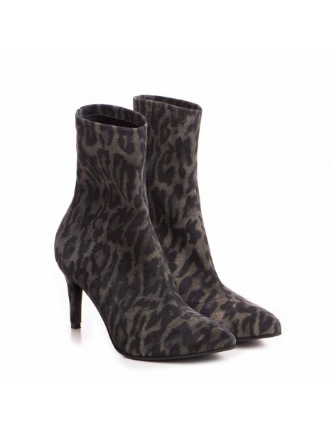 Botine Dama Piele Naturala Amora Print - The5thelement.ro