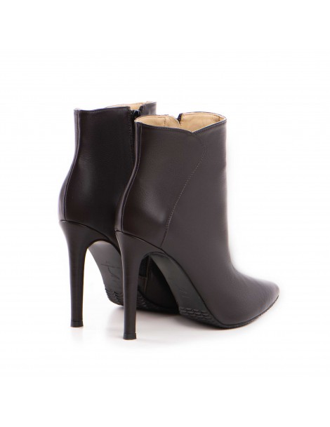 Botine Dama Piele Naturala Maro Sienna - The5thelement.ro
