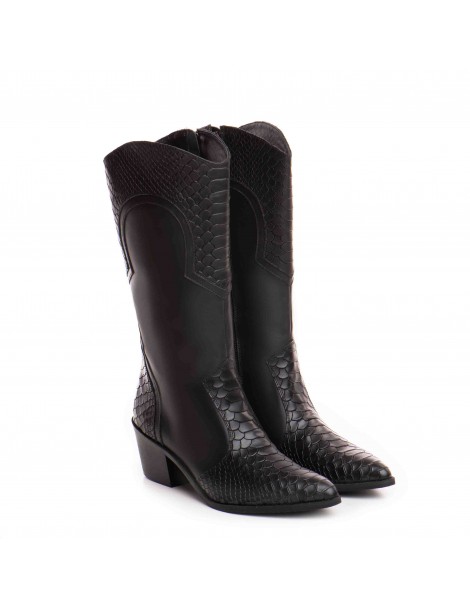 Ciocate dama Piele Naturala Negru Joy - The5thelement.ro