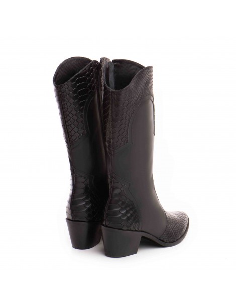 Ciocate dama Piele Naturala Negru Joy - The5thelement.ro