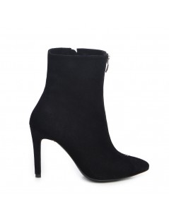 Botine Dama Piele Naturala Negru Misaki - The5thelement.ro