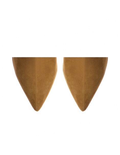 Botine Dama Piele Naturala Camel Cardie - The5thelement.ro