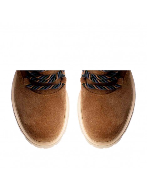 Bocanci dama Piele Naturala Camel Sergio - The5thelement.ro