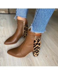 Ghete Dama Piele Naturala Camel Eva - The5thelement.ro
