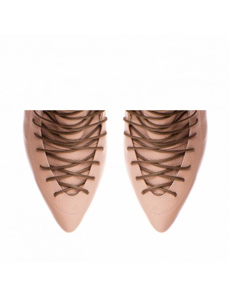 Ghete Dama Piele Naturala Bej Alegria - The5thelement.ro