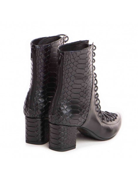 Ghete Dama Piele Naturala Negru Alegria - The5thelement.ro