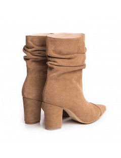 Ghete Dama Piele Naturala Bej Amira - The5thelement.ro