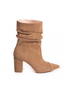 Ghete Dama Piele Naturala Bej Amira - The5thelement.ro