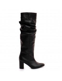 Cizme Dama Piele Naturala Negru Clare - The5thelement.ro