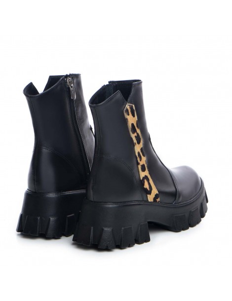 Bocanci dama Piele Naturala Negru Taylor - The5thelement.ro