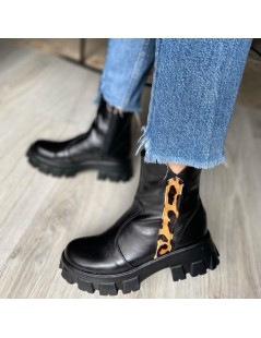 Bocanci dama Piele Naturala Negru Taylor - The5thelement.ro