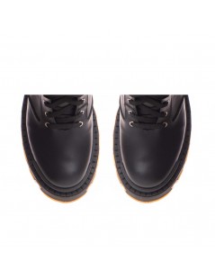 Bocanci dama Piele Naturala Negru Sheba - The5thelement.ro