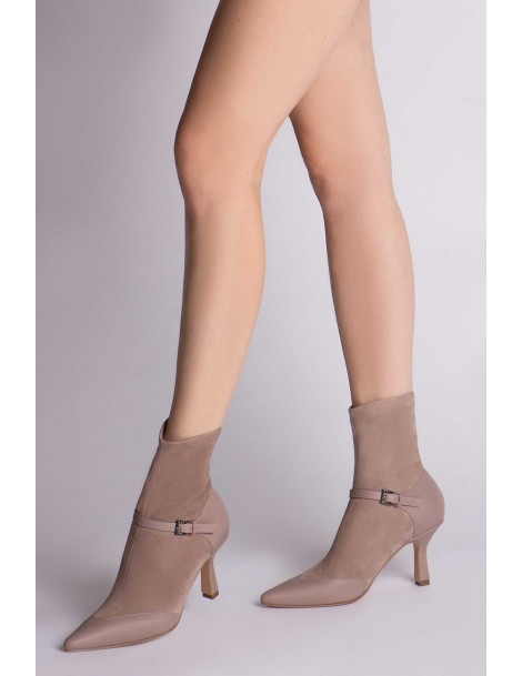 Botine Dama Piele Naturala Lila Kaia - The5thelement.ro