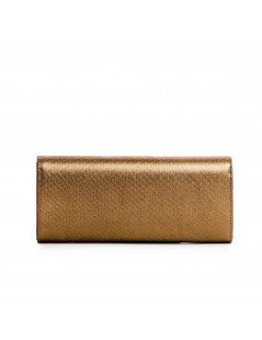 Clutch Piele Naturala Bronz Mini - The5thelement.ro