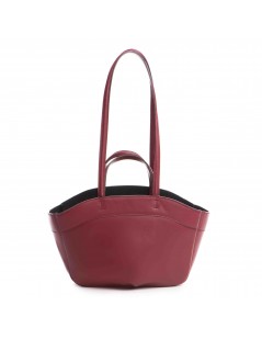 Geanta Piele Naturala Dama Visiniu Colette - The5thelement.ro