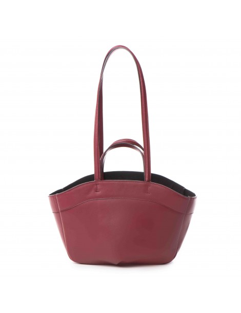 Geanta Piele Naturala Dama Visiniu Colette - The5thelement.ro