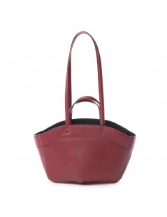 Geanta Piele Naturala Dama Visiniu Colette - The5thelement.ro