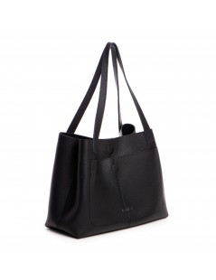 Geanta Dama Piele Naturala Negru Shopper - The5thelement.ro