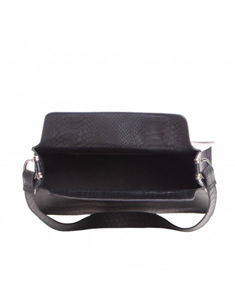 Geanta Dama Piele Naturala Negru Shopper - The5thelement.ro