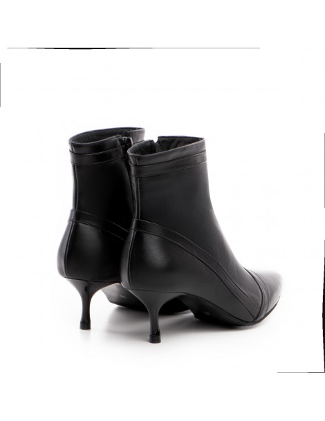 Botine Dama Piele Naturala Negru Ramya - The5thelement.ro