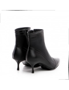 Botine Dama Piele Naturala Negru Ramya - The5thelement.ro
