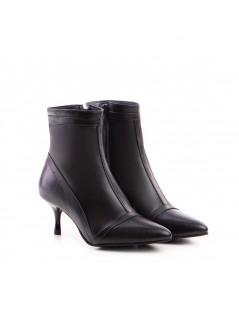Botine Dama Piele Naturala Negru Ramya - The5thelement.ro