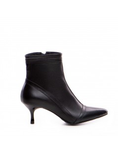Botine Dama Piele Naturala Negru Ramya - The5thelement.ro
