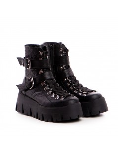 Bocanci dama Piele Naturala Negru Special Zara - The5thelement.ro