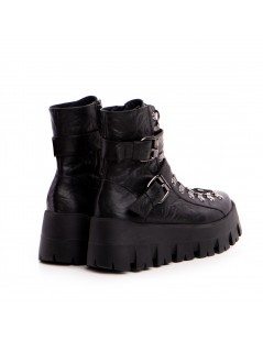 Bocanci dama Piele Naturala Negru Special Zara - The5thelement.ro