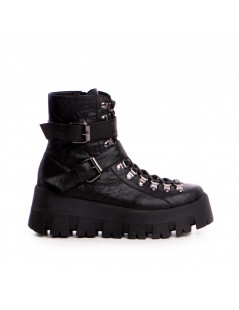 Bocanci dama Piele Naturala Negru Special Zara - The5thelement.ro