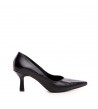 Pantofi stiletto piele naturala Negru Aven