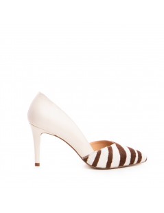 Pantofi stiletto piele naturala Ivoire Ava - The5thelement.ro