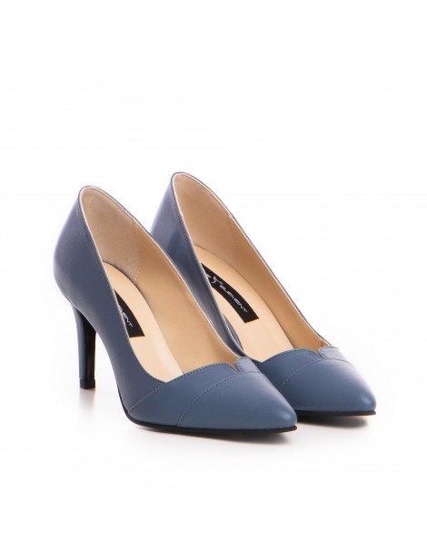 Pantofi stiletto piele naturala Blue Jeans Yuki - The5thelement.ro