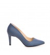 Pantofi stiletto piele naturala Blue Jeans Yuki
