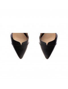Pantofi stiletto piele naturala Negru Yuki - The5thelement.ro