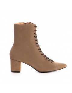 Ghete Dama Piele Naturala Bej Lucía - The5thelement.ro