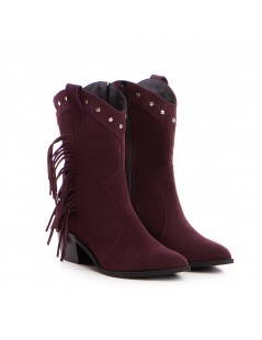 Ciocate dama Piele Naturala Marsala Dakota Mini - The5thelement.ro