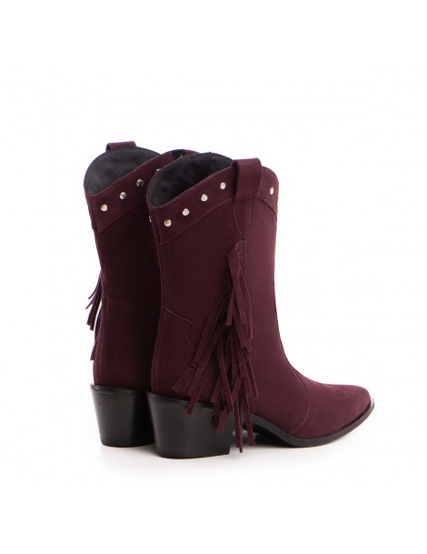 Ciocate dama Piele Naturala Marsala Dakota Mini - The5thelement.ro