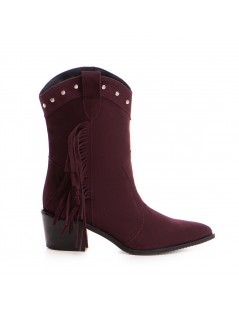 Ciocate dama Piele Naturala Marsala Dakota Mini - The5thelement.ro