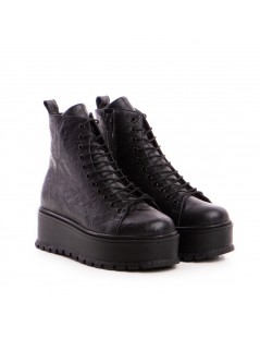 Bocanci dama Piele Naturala Thunder Negru Special - The5thelement.ro