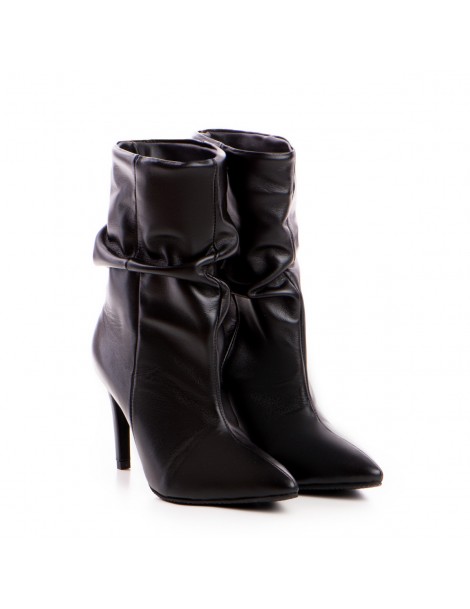 Botine dama Piele Naturala Negru Vera - The5thelement.ro