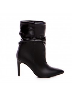 Botine dama Piele Naturala Negru Vera - The5thelement.ro