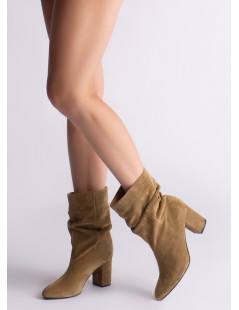 Ghete Dama Piele Naturala Crem Nayra - The5thelement.ro