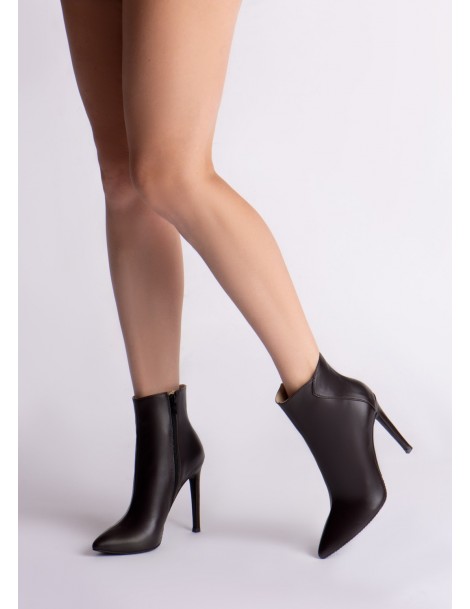 Botine Dama Piele Naturala Maro Sienna - The5thelement.ro