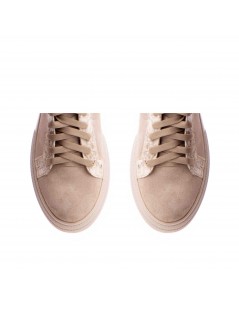 Pantofi dama piele naturala Nude Sporty - The5thelement.ro