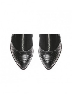 Ghete Piele Naturala dama Negru Sienna - The5thelement.ro