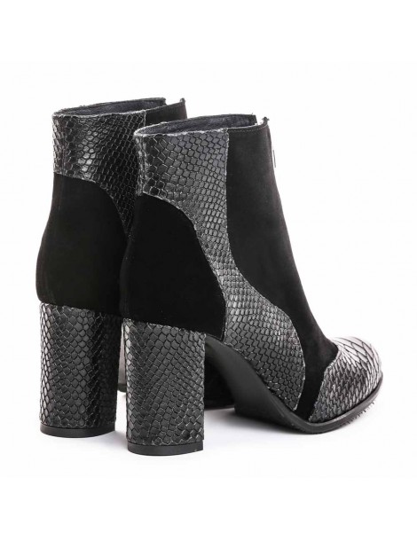 Ghete Piele Naturala dama Negru Sienna - The5thelement.ro