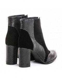 Ghete Piele Naturala dama Negru Sienna - The5thelement.ro