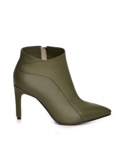 Botine Dama Piele Naturala Khaki Alanna - The5thelement.ro